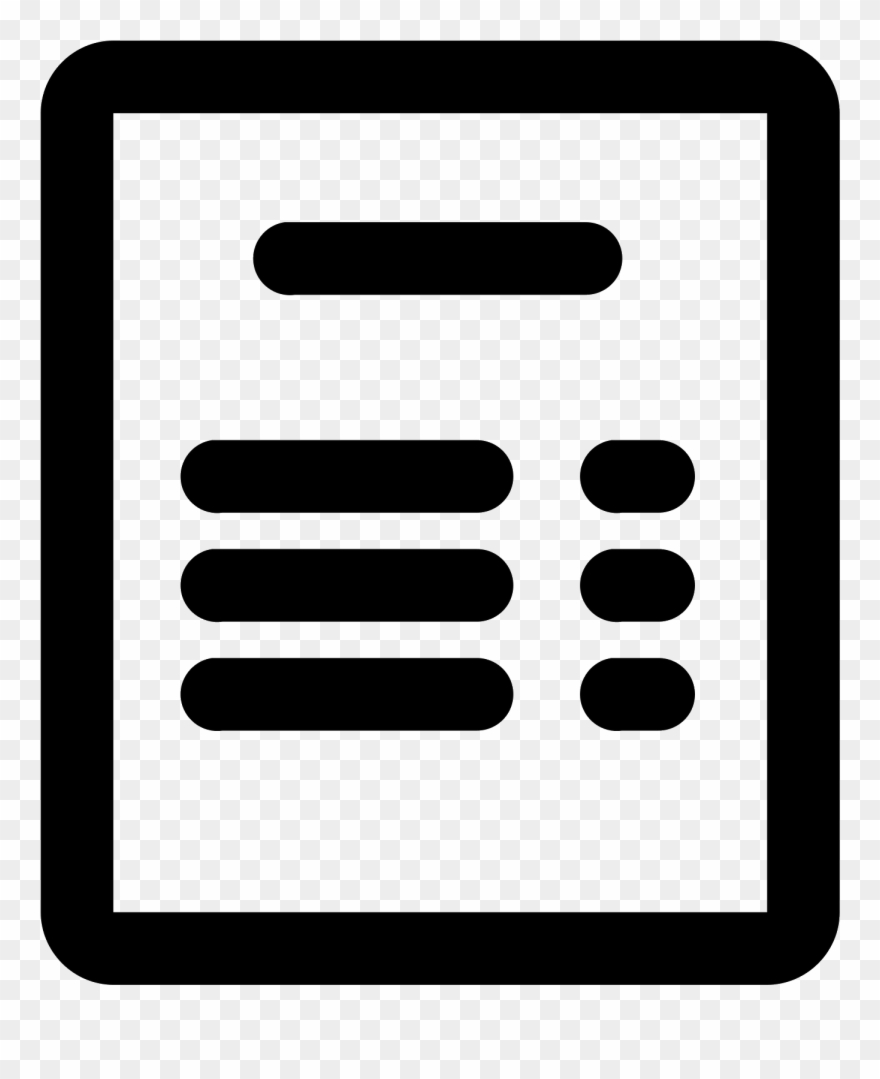 Straight Horizontal Line Png - Bill Icon Clipart