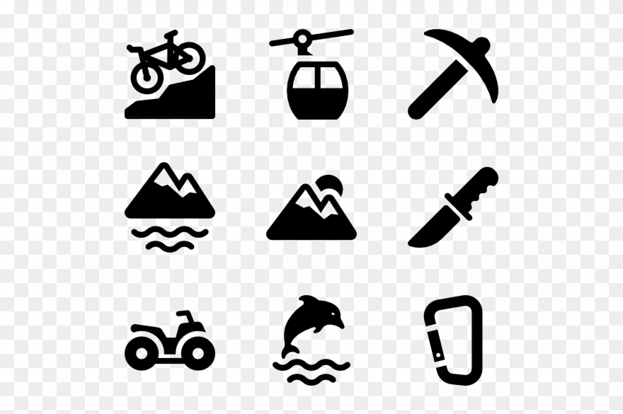 Adventure Sports - Basketball Icons Clipart