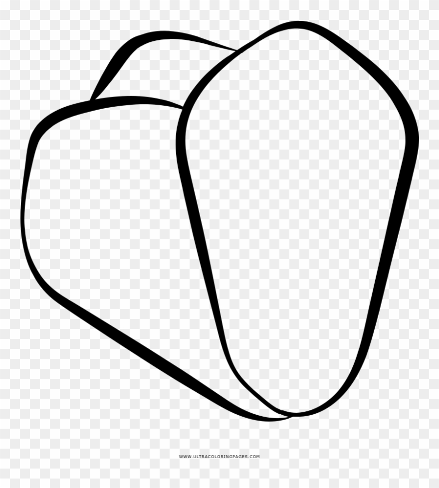 Rose Bud Coloring Page Clipart
