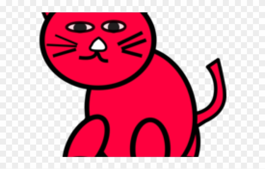 Red Cat Cliparts - Clip Art Red Cat - Png Download