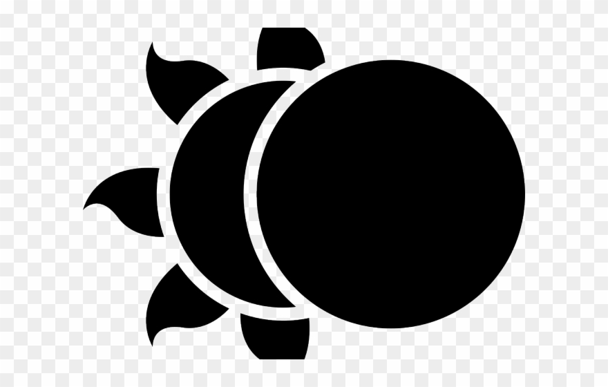 Sunlight Clipart Moon - Sun And Moon Png Transparent Png
