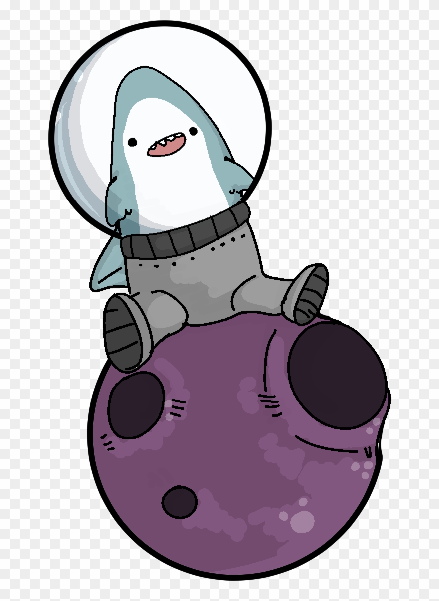 Barely Awful Shark Planet - Cartoon Clipart