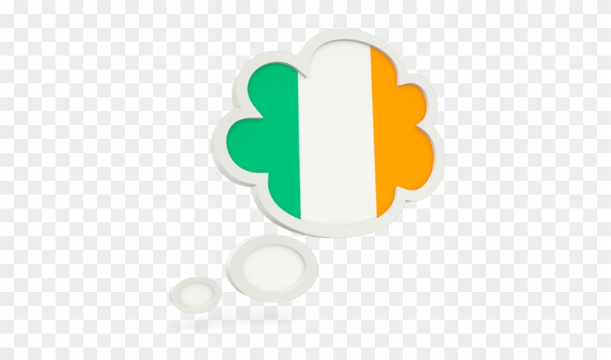 Illustration Of Flag Of Ireland - Circle Clipart