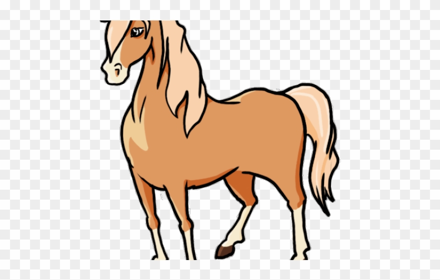 Cartoon Horses Clipart - آموزش مرحله به مرحله نقاشی اسب - Png Download