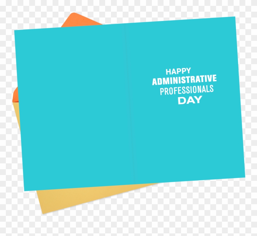Thank You Administrative Professionals Day Card - Paper Clipart
