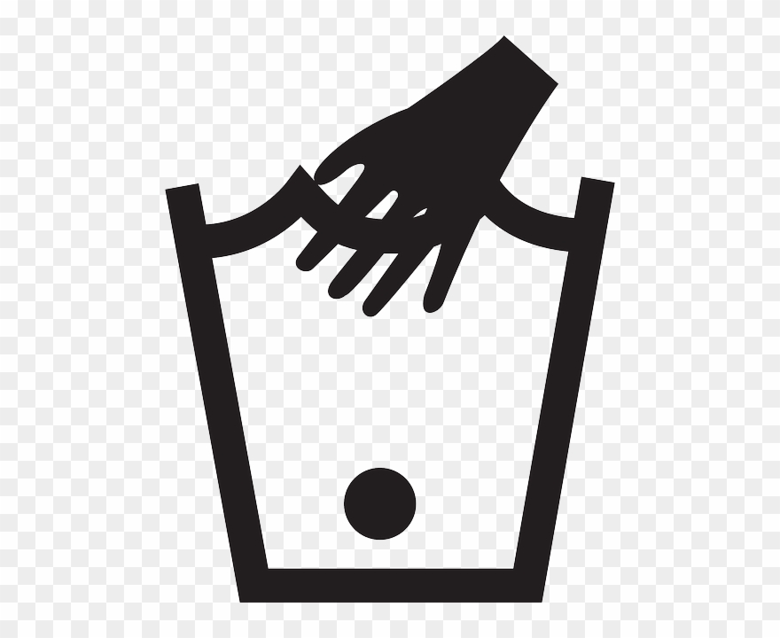 Hand, Type, Washing, Care, Instruction, Wash - Hand Wash In Warm Water Clipart