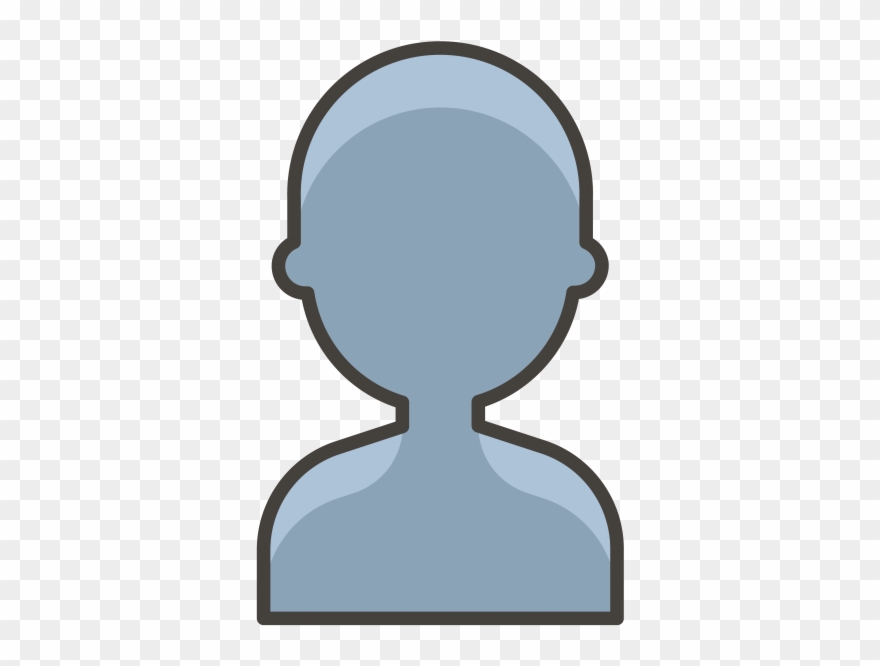 Bust In Silhouette Emoji Clipart