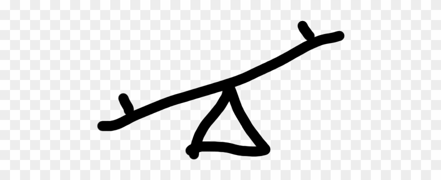 Transparent Clipart Of Seesaw - Png Download