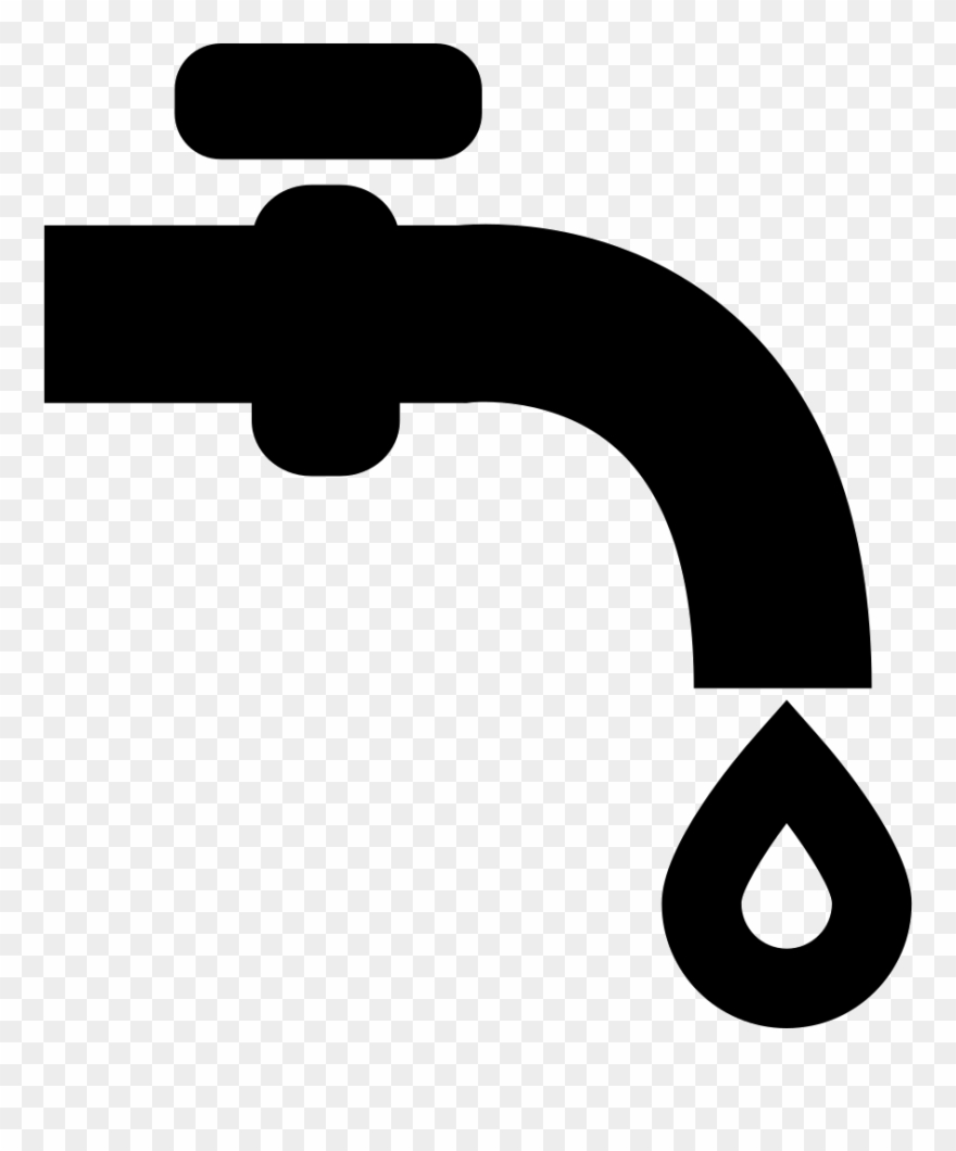 Water Tap Comments - Leakage Icon Clipart