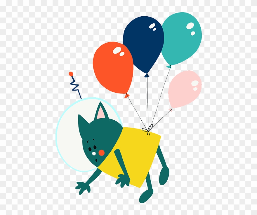 E F Balloons Small - Balloon Clipart