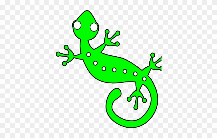 Gecko Clipart Design - Free Gecko Clip Art - Png Download