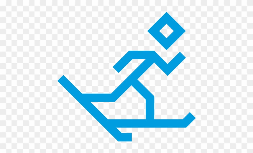 Cross Country Skiing - Sign Clipart