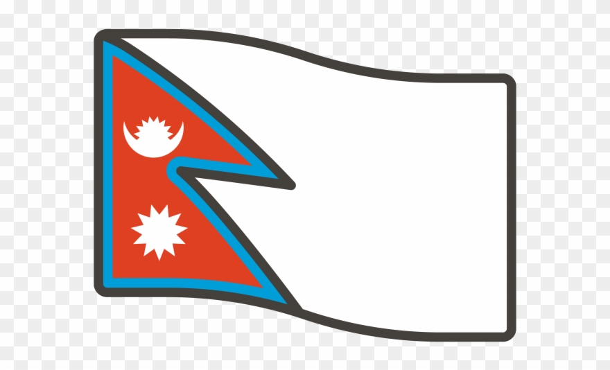 Nepal Flag Emoji - Flag Of Nepal Clipart