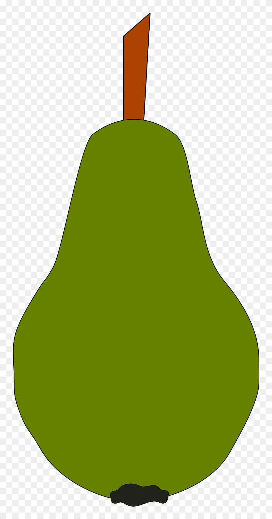 Pear Clip Art - Hruška Kreslená - Png Download