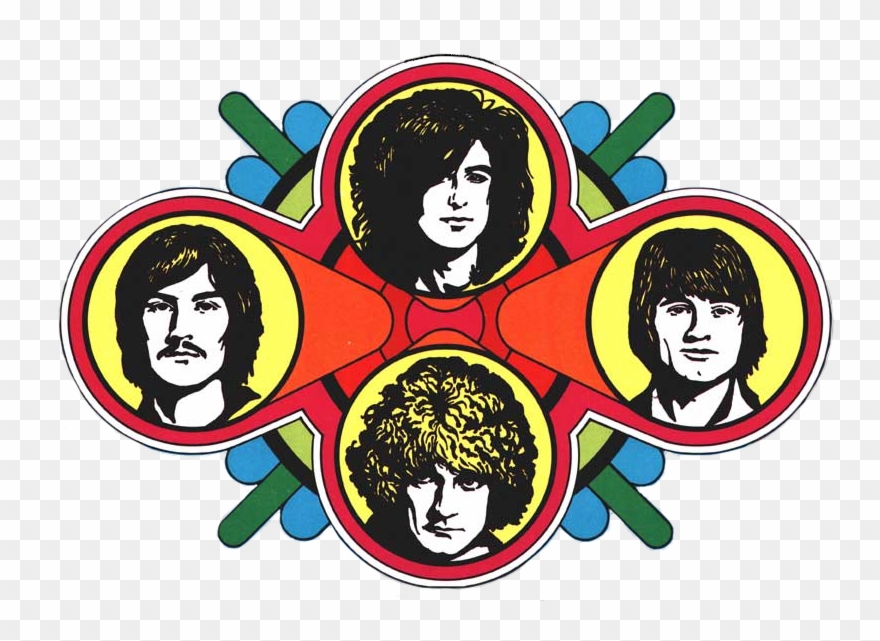 The Led Zeppelin Rock Group Clipart