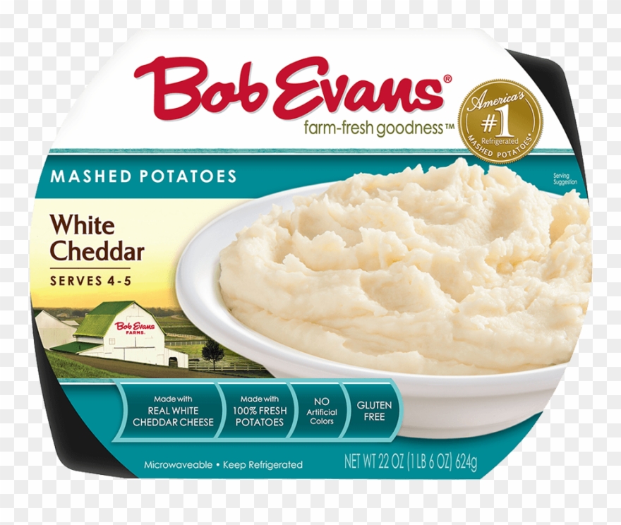 Bob Evans White Cheddar Mashed Potatoes - Bob Evans Potatoes Clipart