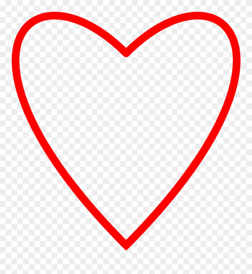 Svg Bezier Heart - Heart Clipart