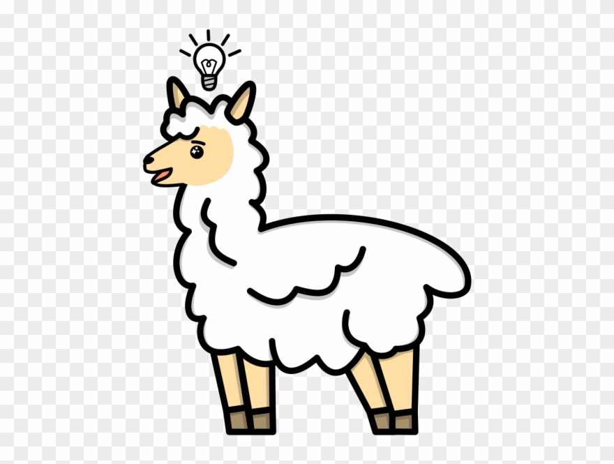 Join The Maker Llama Newsletter Clipart