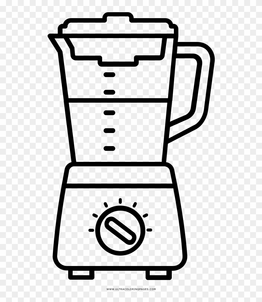 Blender Coloring Page - Blender Drawing Clipart