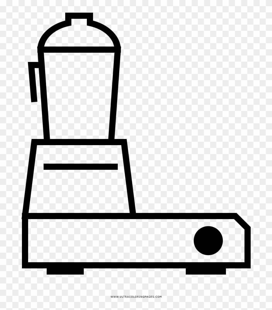 Blender Coloring Page - Icon Clipart