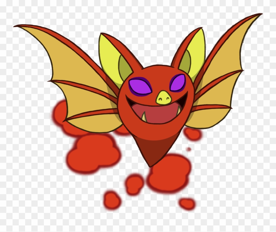 Fire Keese Fan Artwo - Cartoon Clipart