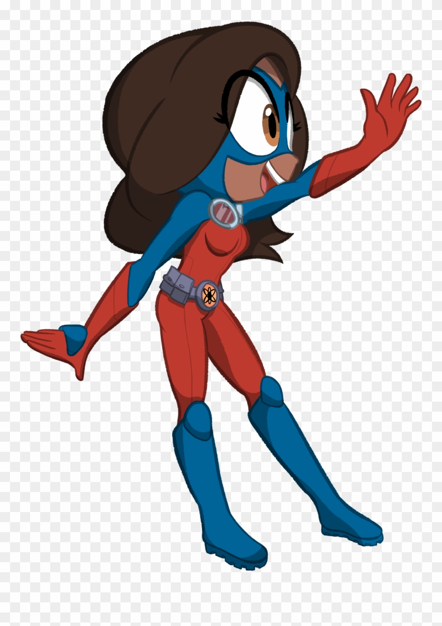 Meet Atomica From Dc, Another Commission For The Goggles - Cartoon Clipart