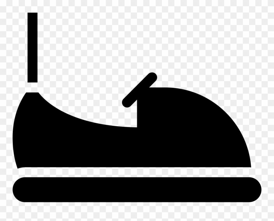 Bumper Car Filled Icon Clipart