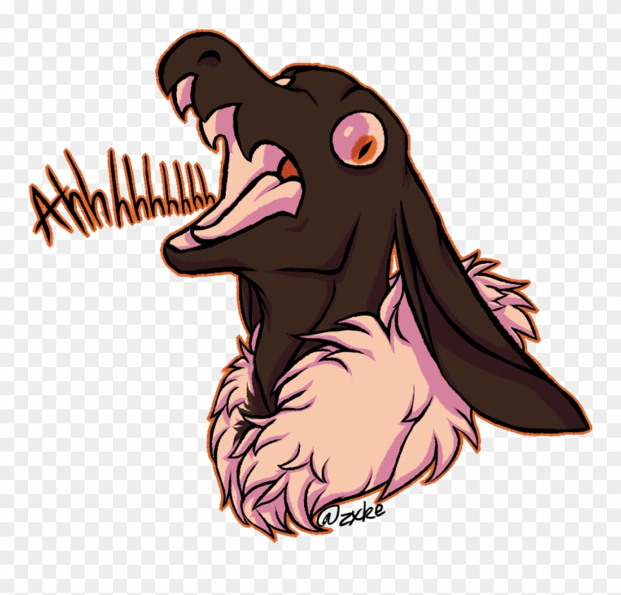 Bepp Scream At Own Bum - Illustration Clipart