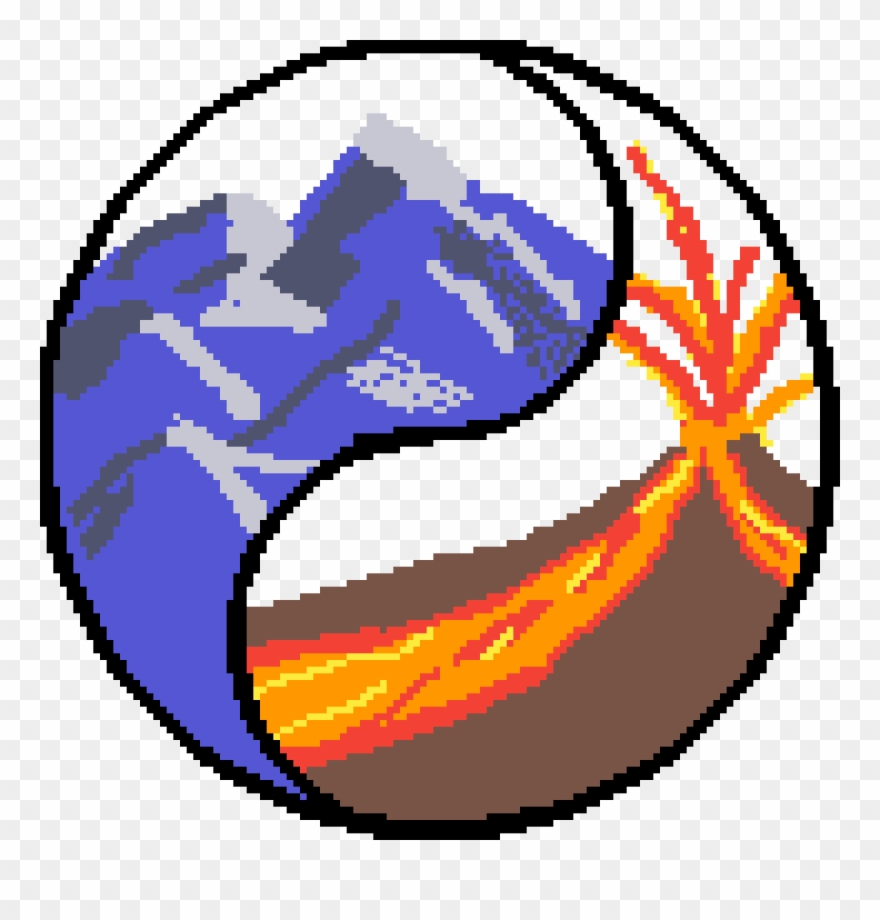 Ying Yang Mountain - Feinstaubplakette Grün Clipart