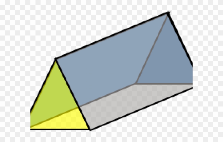 Pyramid Clipart Triangular Prism - Png Download