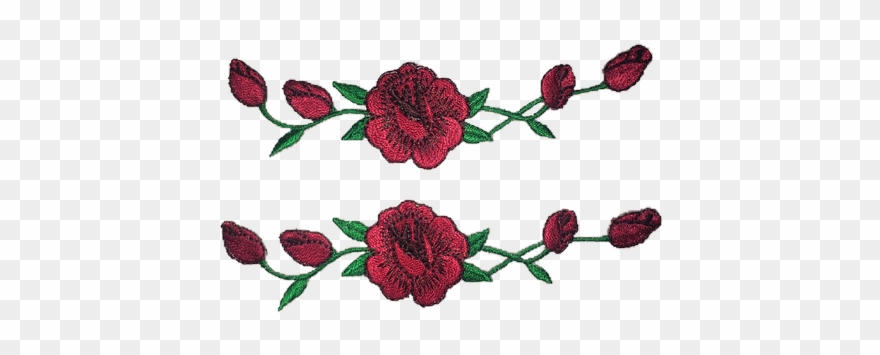 Image Of Rose Patches - Diy Rose Patch Vans Clipart