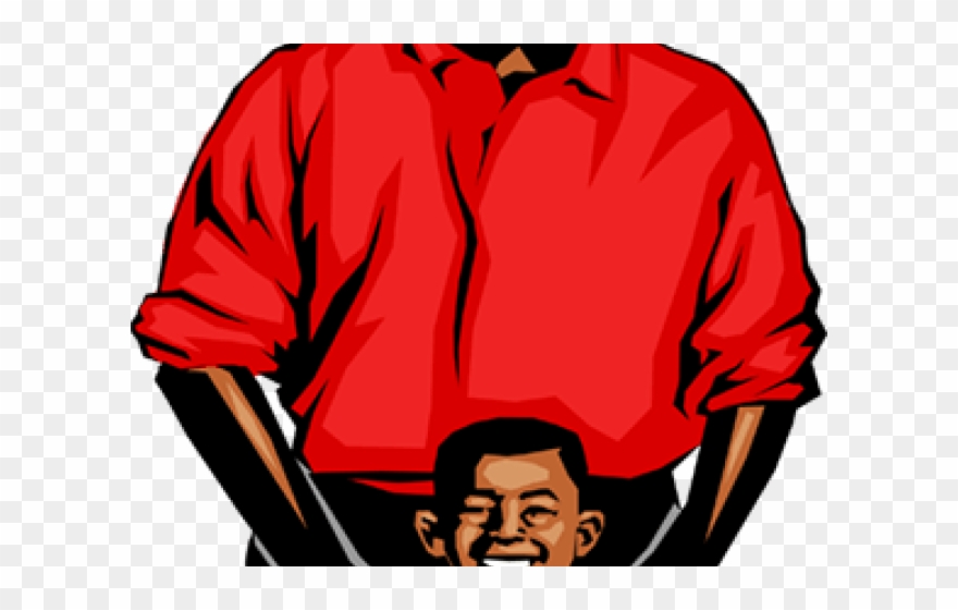 Black Clipart Dad - Png Download