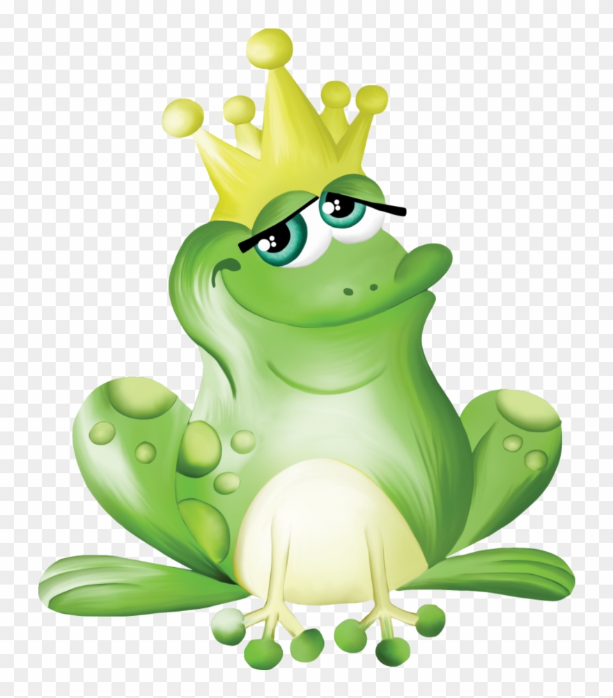 #mq #green #frogs #frog #crown #crowns - Frog Prince Clip Art - Png Download