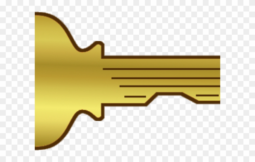 Key Clipart Golden Key - Gold Key Clipart - Png Download