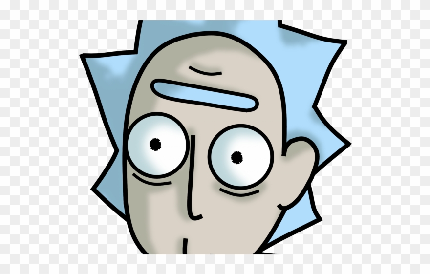 Rick And Morty Clipart Drool Face - Rick's Drool - Png Download