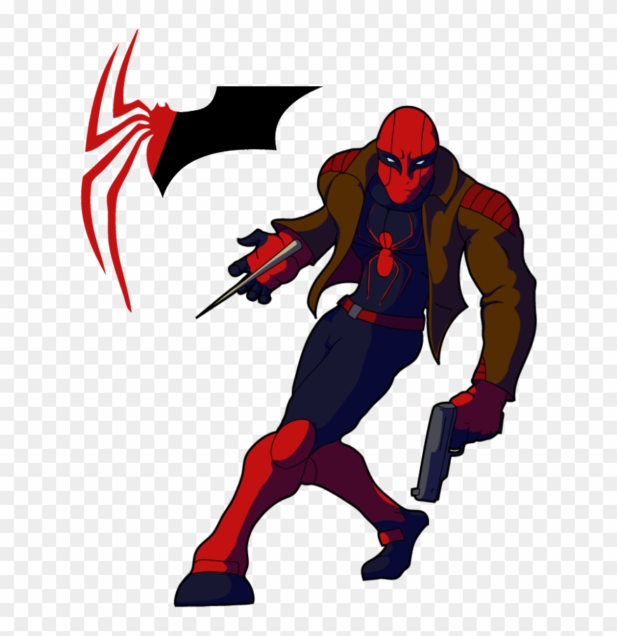 Red Spider - Red Hood Vs Scarlet Spider Clipart