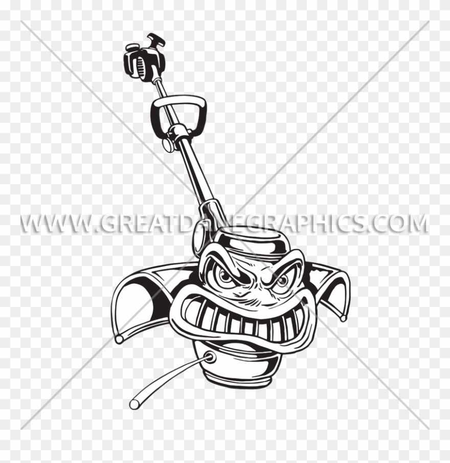825 X 825 4 - Angry Weedeater Clipart