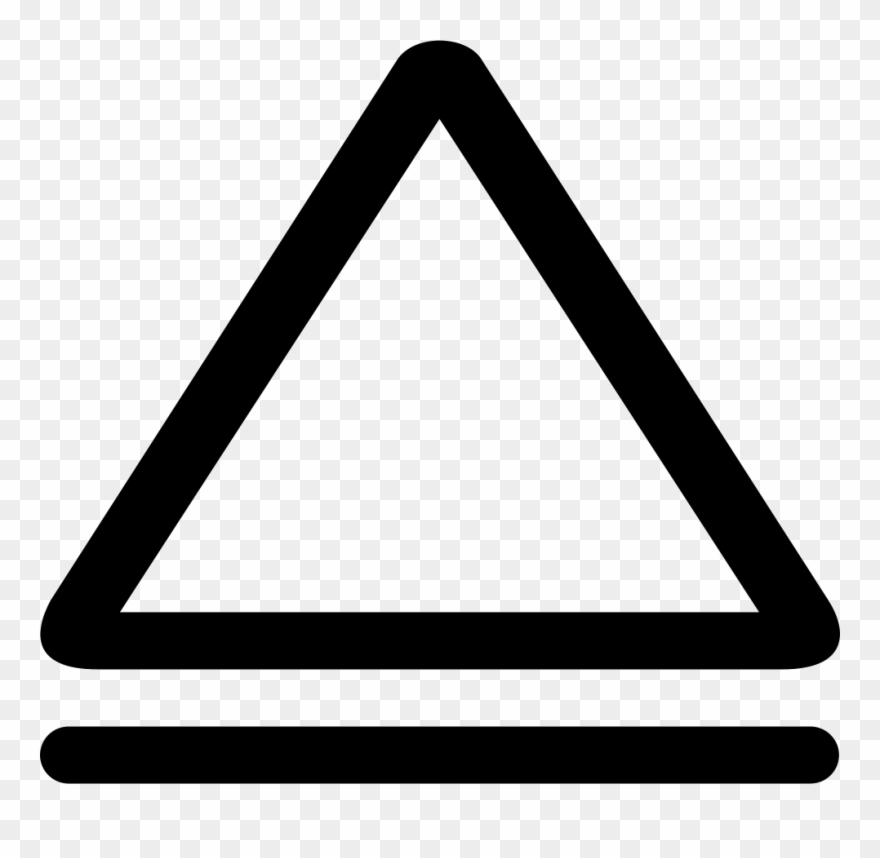 980 X 912 0 - Triangle With Line Under Clipart