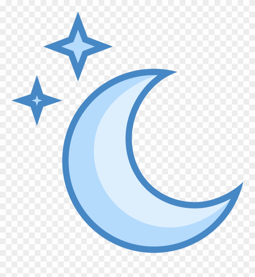 And Stars Icono Descarga Gratuita Png Y Ⓒ - Moon Flat Icon Png Clipart