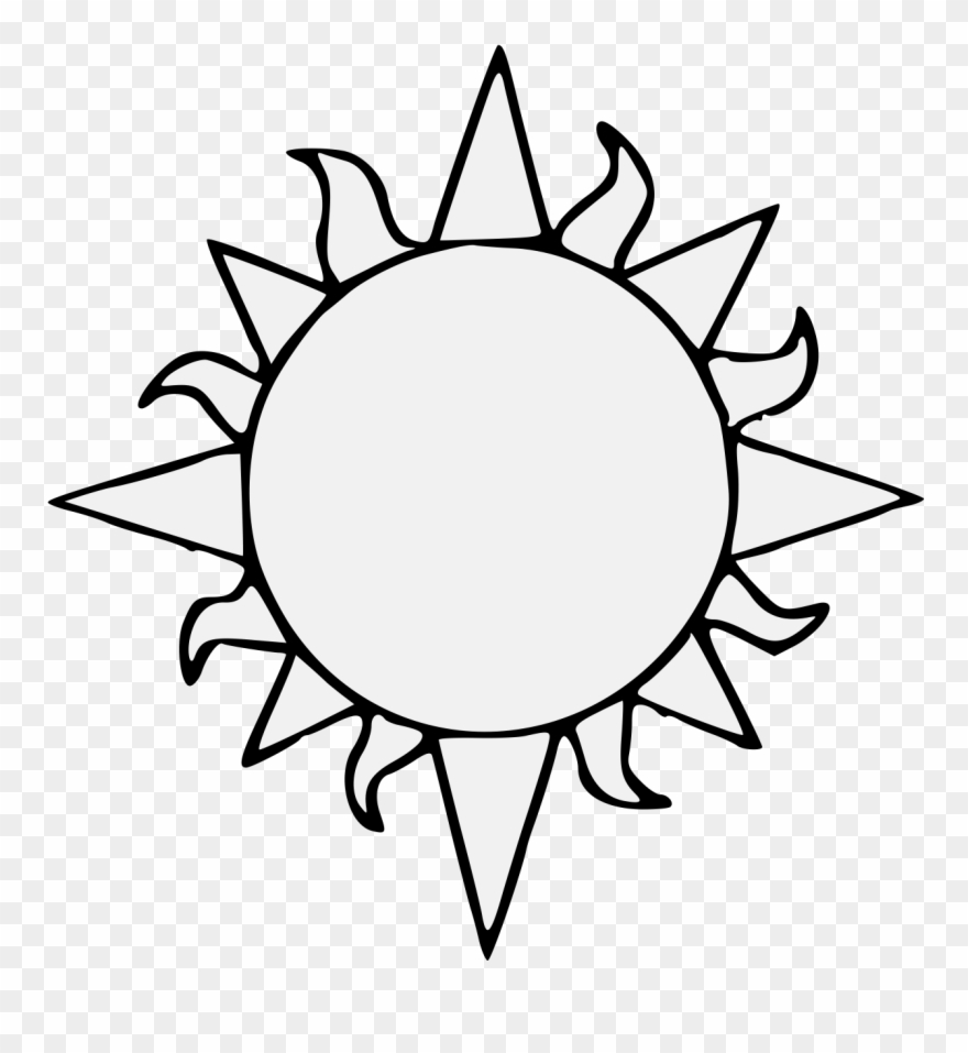 Details, Png - Sun Clipart Transparent Black And White