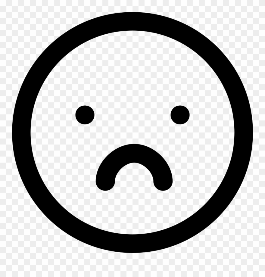 Png File Svg - Smiley Face Icon Black And White Clipart