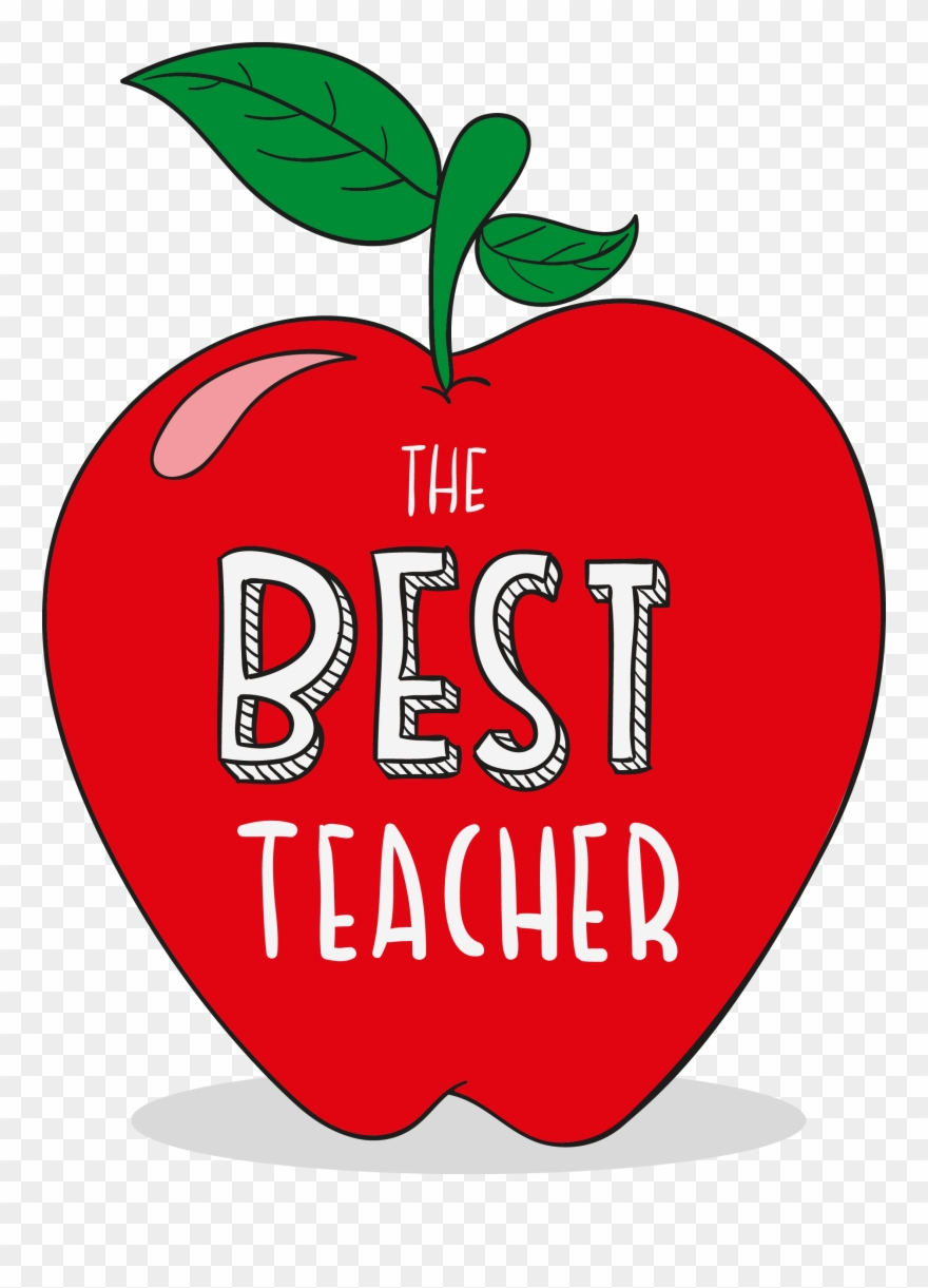 Love Text Clipart Apple - Apple For Teachers Day - Png Download