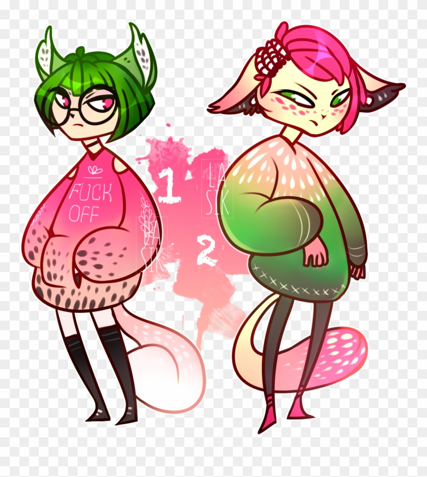 Dragon Fruit Kitties - Cartoon Clipart