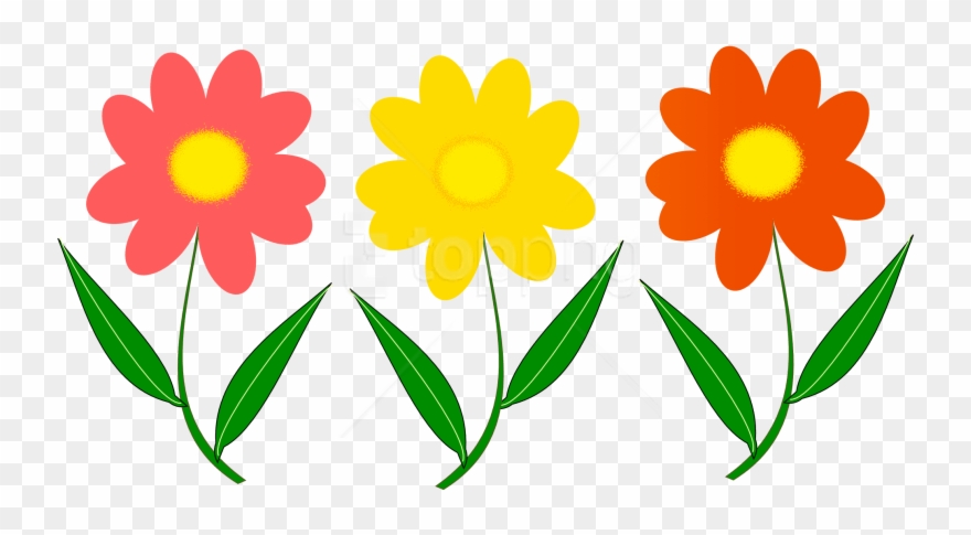 Free Png Flowers Vector Png - Vector Image Of Flowers Clipart