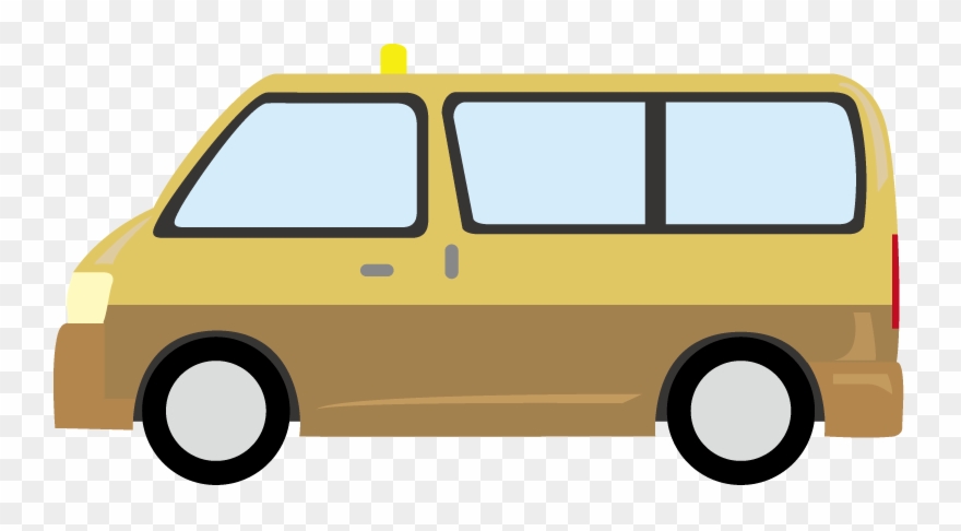 Taxi Clipart Taxi Van - Taxi Van Clipart - Png Download