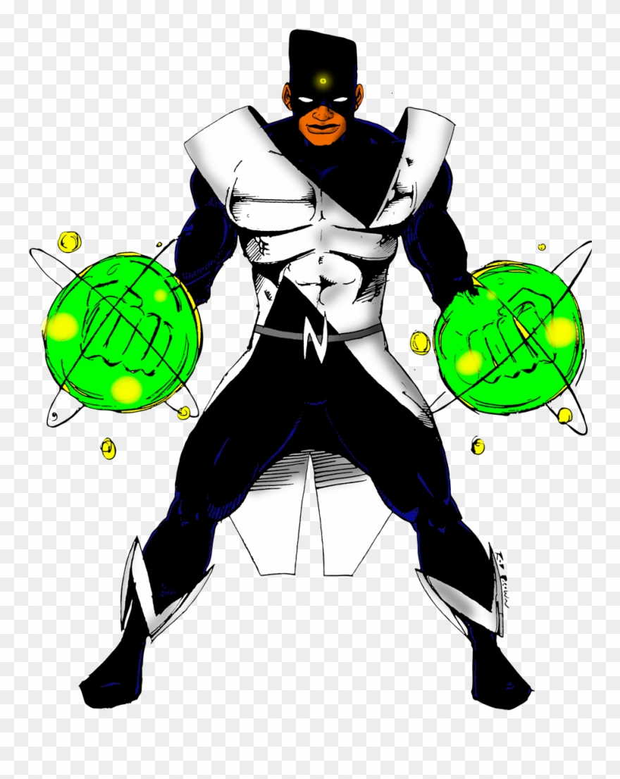 Bio-bn - Nucleus Superhero Clipart