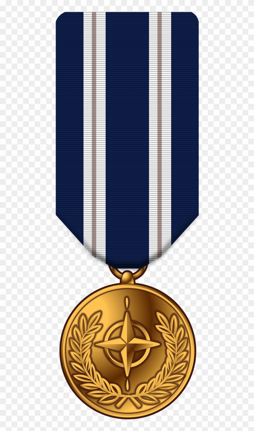Nato Iraqi Sudan Afghanistan Military Medal - Medallas De La Marina Clipart