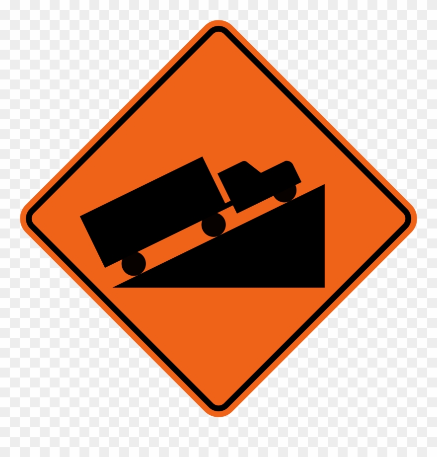 Colombia Road Sign Sp 27a O - Road Construction Safety Clipart