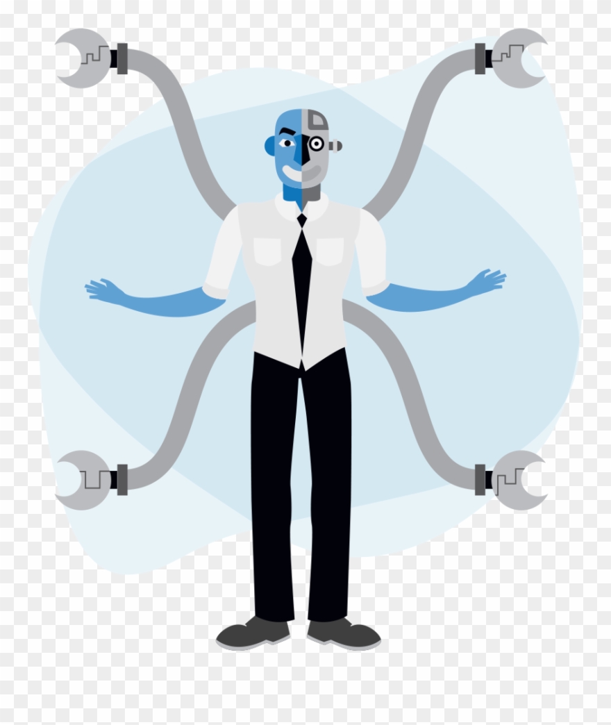 A Lot Of Daily Business Tasks Can Actually Be Automated - Cartoon Clipart