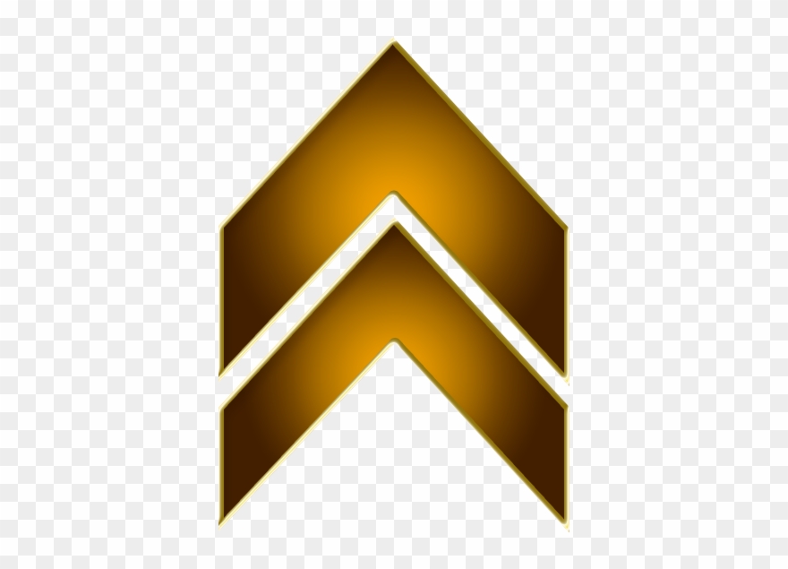 Arrow Gold Png - Sign Clipart